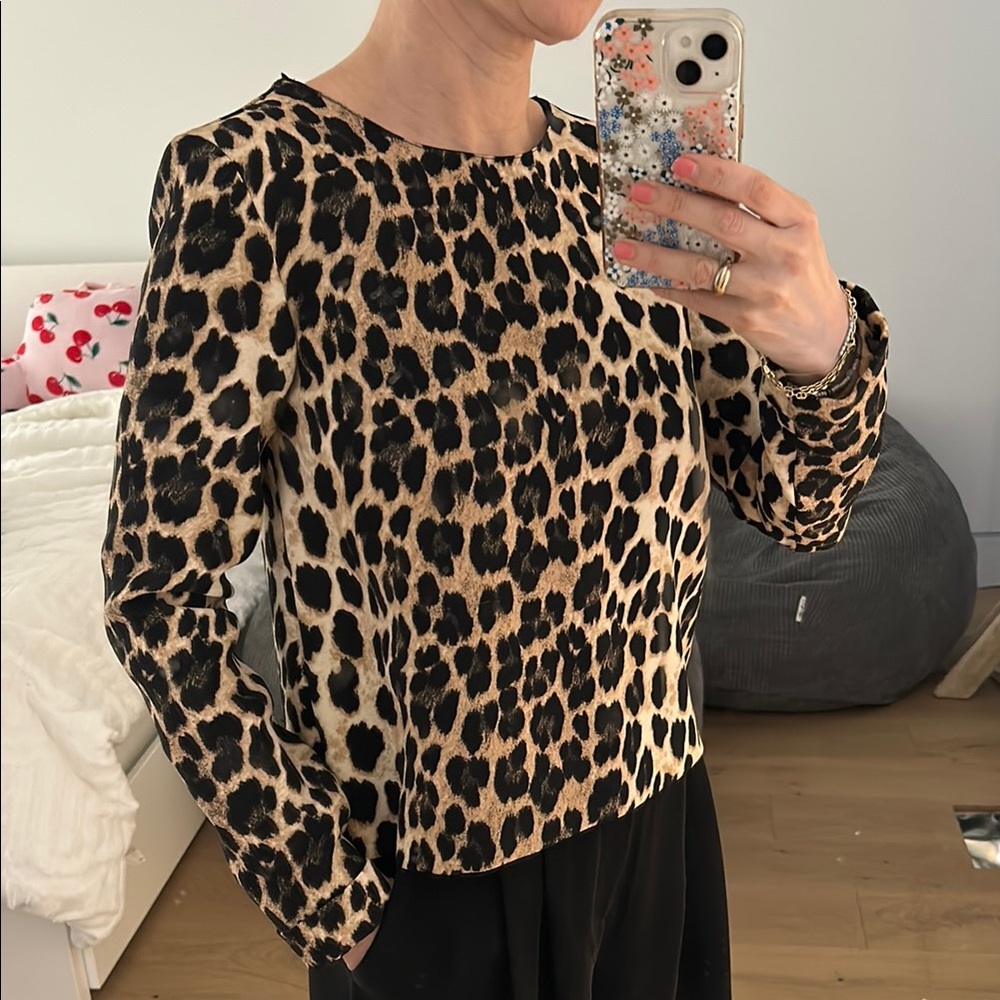 Zara Leopard Print Women's Top